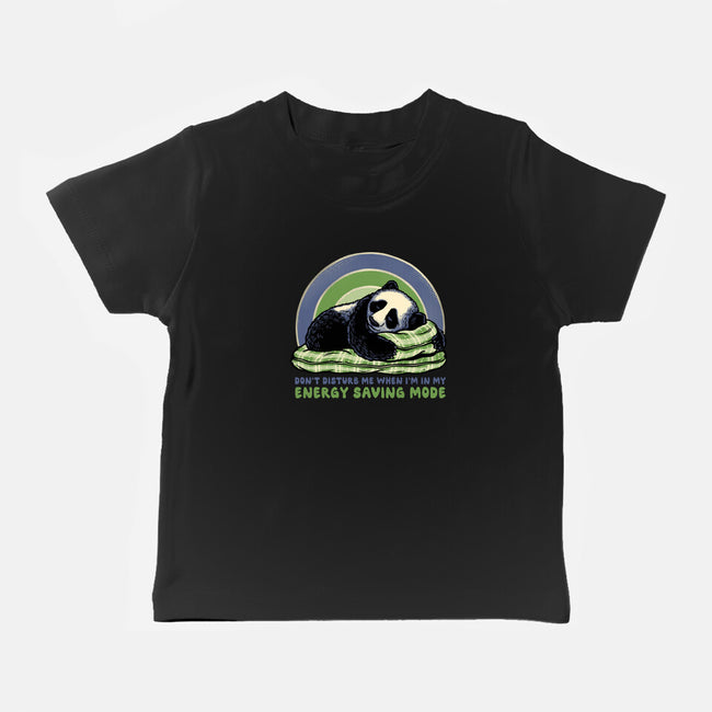 In My Energy Saving Mode-Baby-Basic-Tee-glitchygorilla