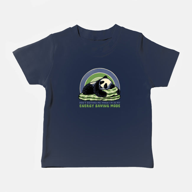 In My Energy Saving Mode-Baby-Basic-Tee-glitchygorilla