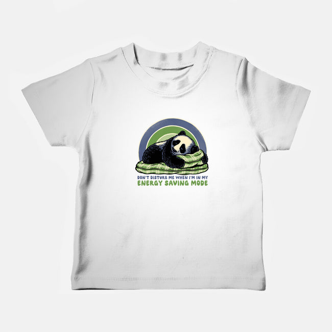 In My Energy Saving Mode-Baby-Basic-Tee-glitchygorilla