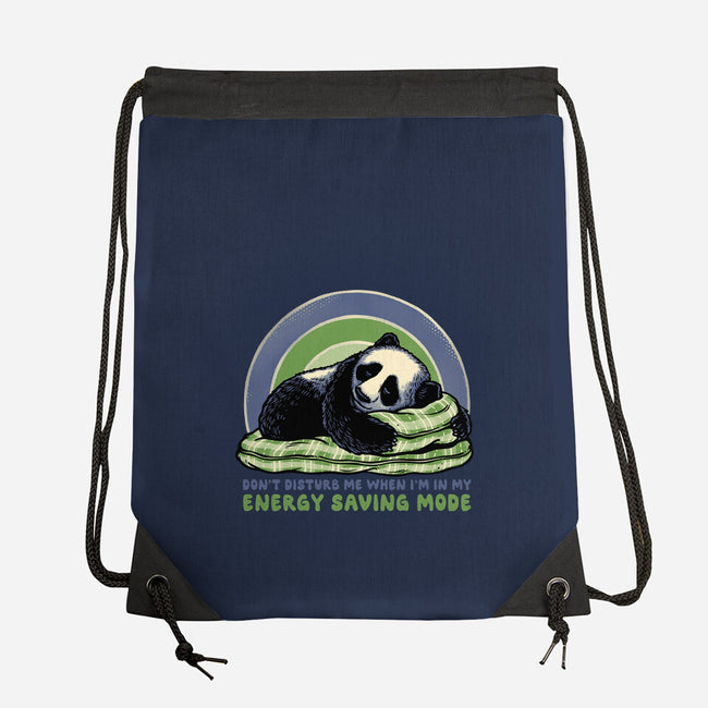 In My Energy Saving Mode-None-Drawstring-Bag-glitchygorilla