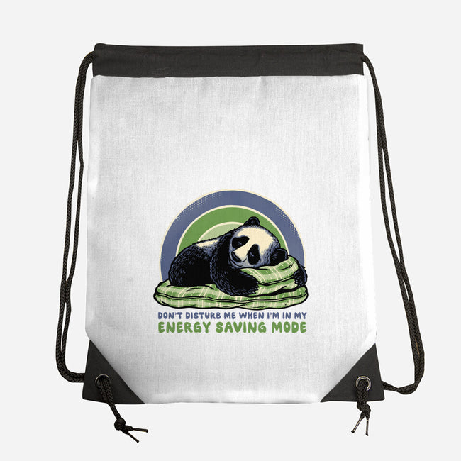 In My Energy Saving Mode-None-Drawstring-Bag-glitchygorilla