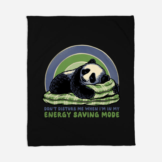 In My Energy Saving Mode-None-Fleece-Blanket-glitchygorilla