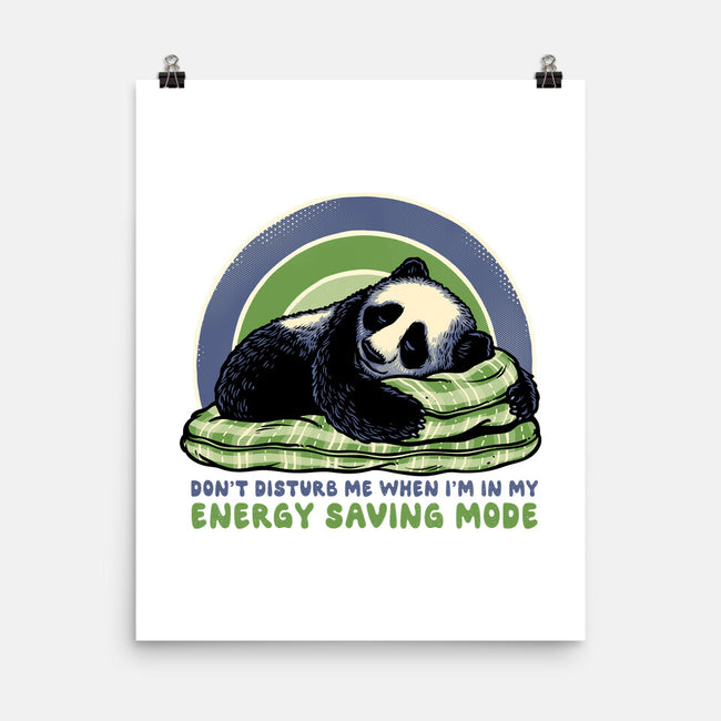 In My Energy Saving Mode-None-Matte-Poster-glitchygorilla