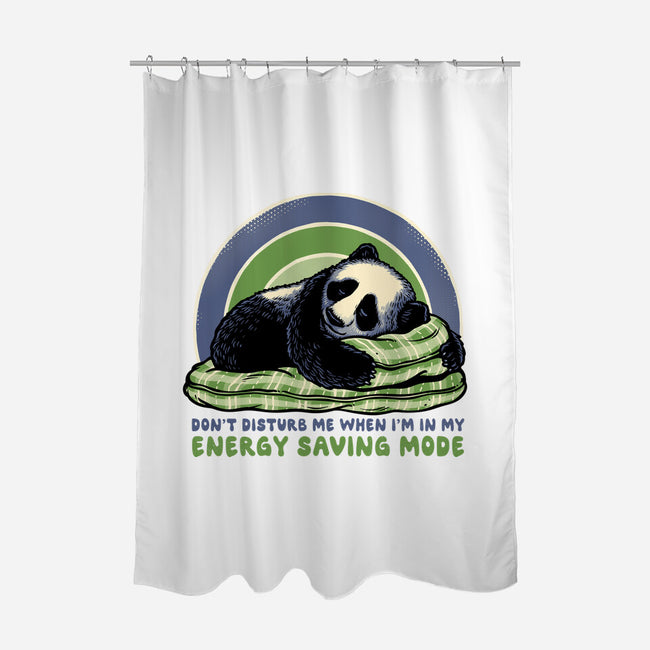 In My Energy Saving Mode-None-Polyester-Shower Curtain-glitchygorilla