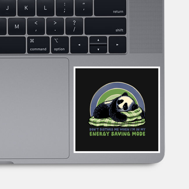 In My Energy Saving Mode-None-Glossy-Sticker-glitchygorilla