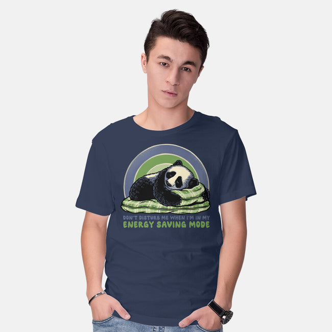 In My Energy Saving Mode-Mens-Basic-Tee-glitchygorilla