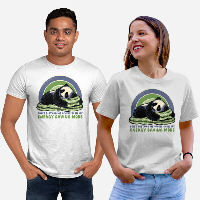 In My Energy Saving Mode-Unisex-Basic-Tee-glitchygorilla