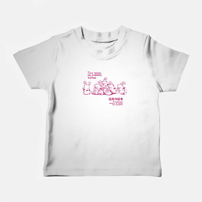 Tiny Wings Big Problems-Baby-Basic-Tee-Arigatees