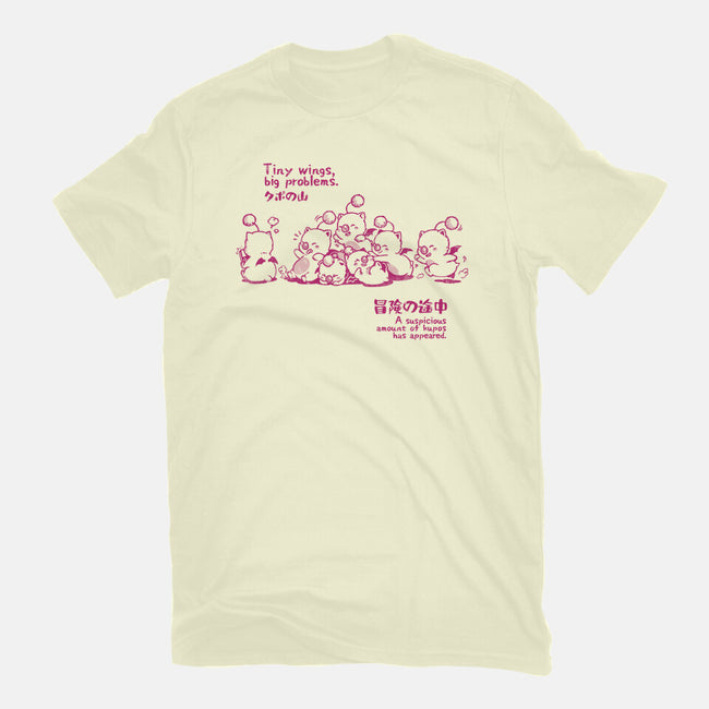 Tiny Wings Big Problems-Mens-Basic-Tee-Arigatees