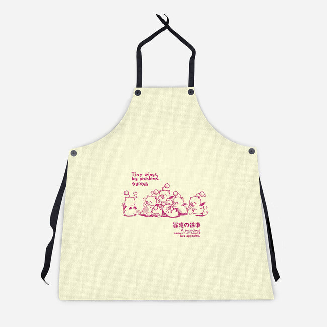 Tiny Wings Big Problems-Unisex-Kitchen-Apron-Arigatees