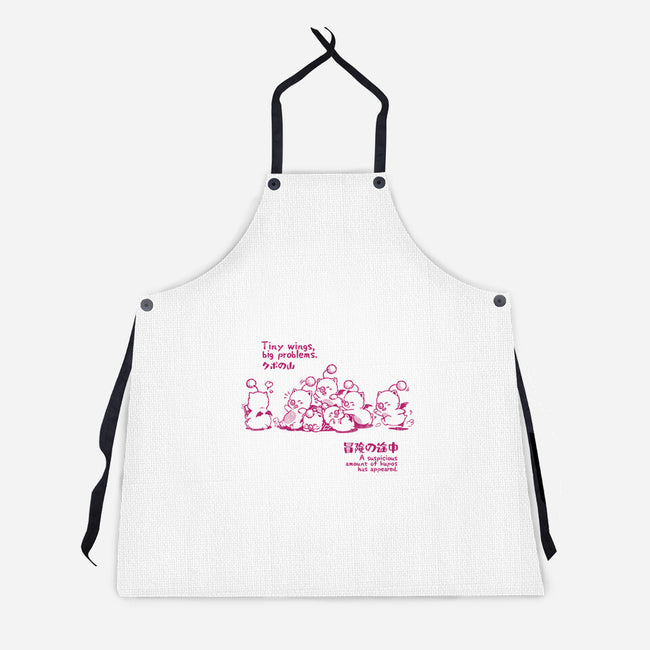 Tiny Wings Big Problems-Unisex-Kitchen-Apron-Arigatees