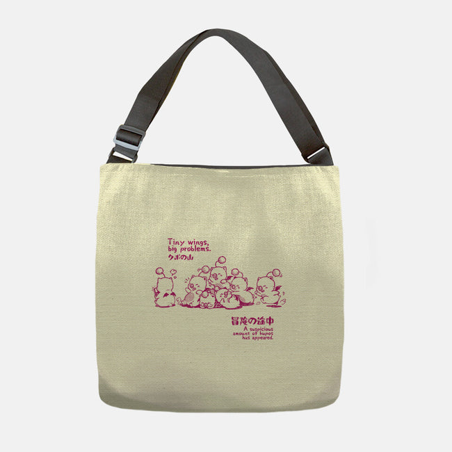 Tiny Wings Big Problems-None-Adjustable Tote-Bag-Arigatees