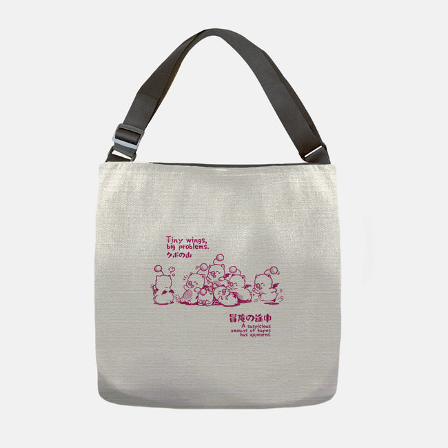 Tiny Wings Big Problems-None-Adjustable Tote-Bag-Arigatees
