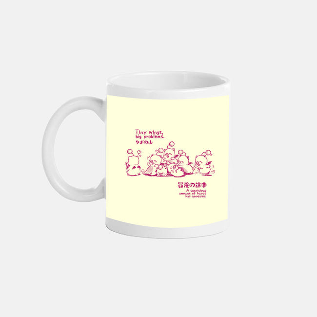 Tiny Wings Big Problems-None-Mug-Drinkware-Arigatees