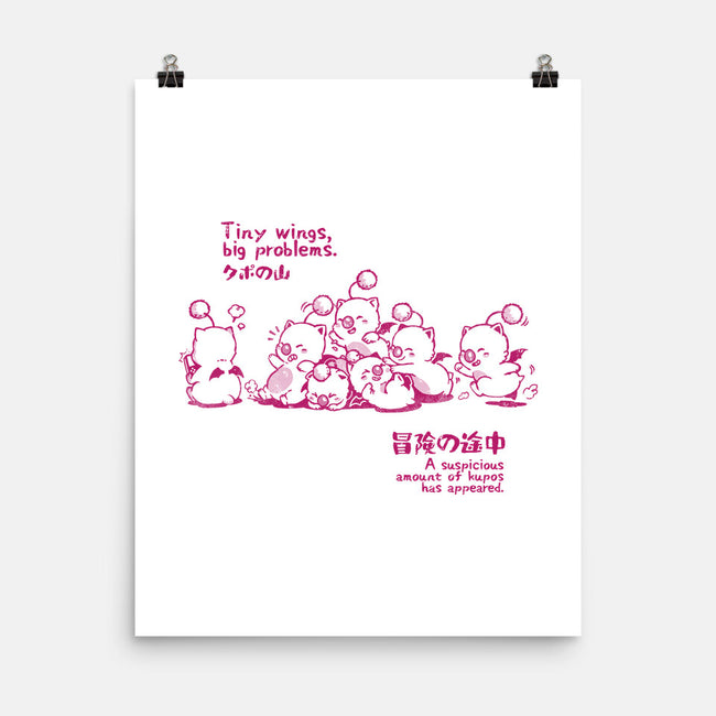 Tiny Wings Big Problems-None-Matte-Poster-Arigatees
