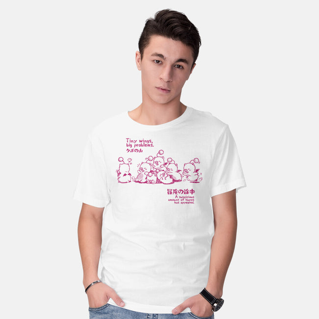 Tiny Wings Big Problems-Mens-Basic-Tee-Arigatees