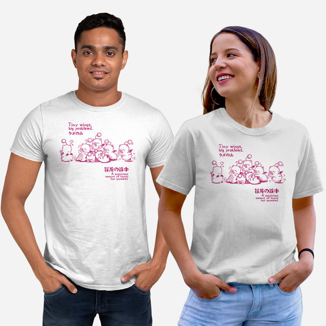 Tiny Wings Big Problems-Unisex-Basic-Tee-Arigatees
