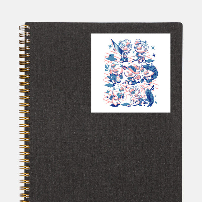 Fantasy Cosplay Con-None-Glossy-Sticker-Arigatees