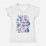 Fantasy Cosplay Con-Womens-V-Neck-Tee-Arigatees
