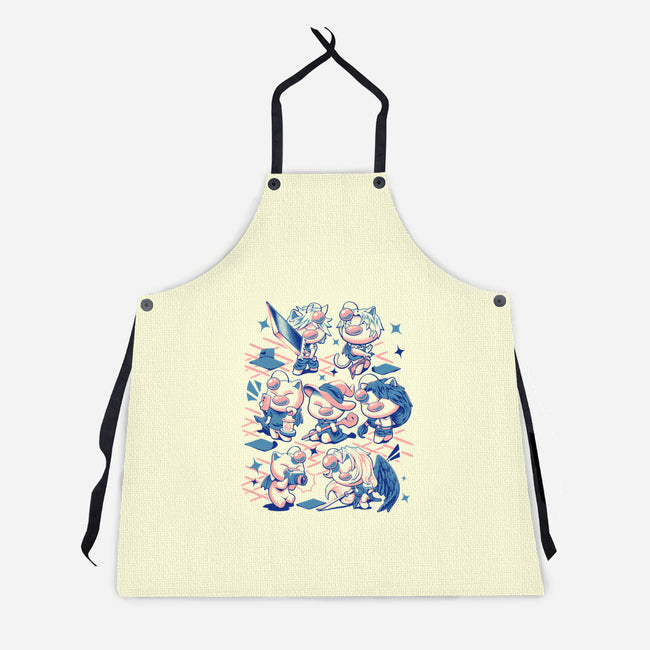 Fantasy Cosplay Con-Unisex-Kitchen-Apron-Arigatees