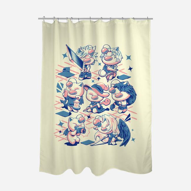 Fantasy Cosplay Con-None-Polyester-Shower Curtain-Arigatees