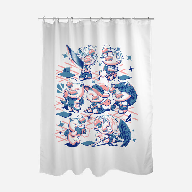 Fantasy Cosplay Con-None-Polyester-Shower Curtain-Arigatees
