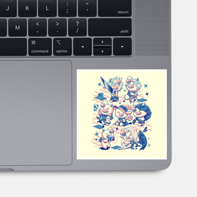 Fantasy Cosplay Con-None-Glossy-Sticker-Arigatees