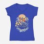 Good Wave-Womens-V-Neck-Tee-Estudio Horta