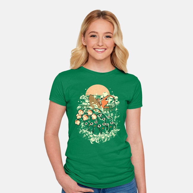 Good Wave-Womens-Fitted-Tee-Estudio Horta