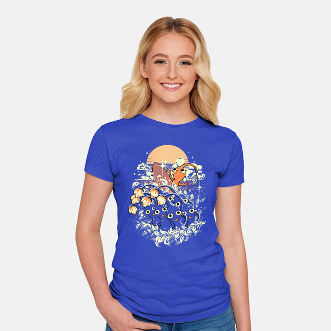 Good Wave-Womens-Fitted-Tee-Estudio Horta