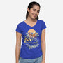 Good Wave-Womens-V-Neck-Tee-Estudio Horta