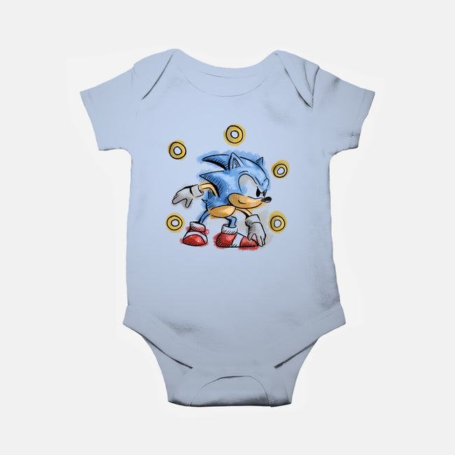 Water Hedgehog-Baby-Basic-Onesie-nickzzarto