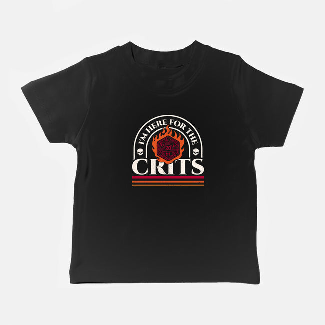 Here For The Crits-Baby-Basic-Tee-sachpica