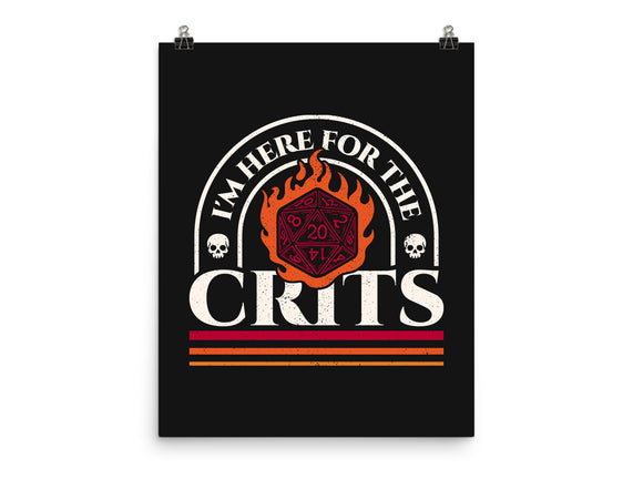 Here For The Crits