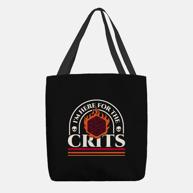 Here For The Crits-None-Basic Tote-Bag-sachpica