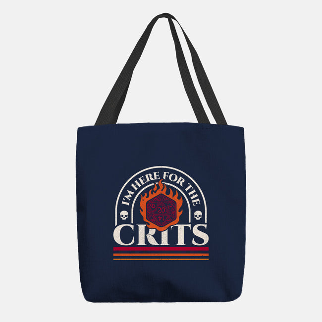 Here For The Crits-None-Basic Tote-Bag-sachpica