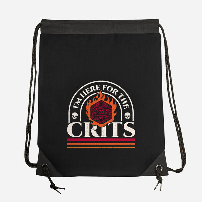 Here For The Crits-None-Drawstring-Bag-sachpica