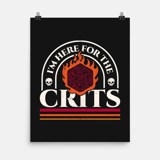Here For The Crits-None-Matte-Poster-sachpica