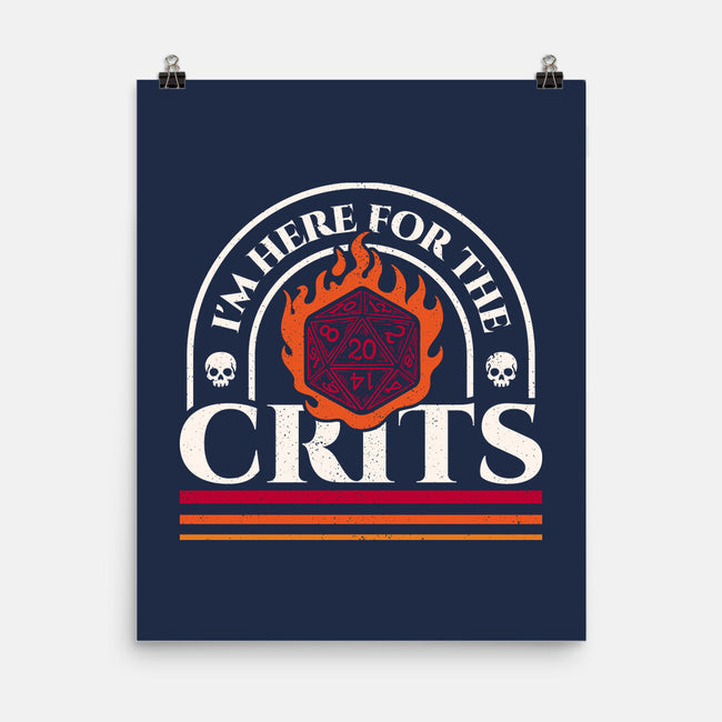 Here For The Crits-None-Matte-Poster-sachpica