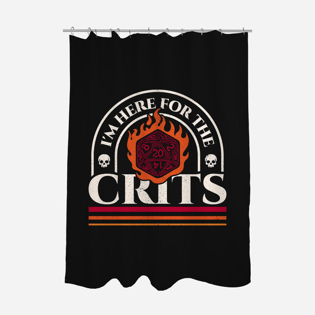 Here For The Crits-None-Polyester-Shower Curtain-sachpica