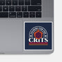 Here For The Crits-None-Glossy-Sticker-sachpica