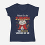 The Worse Version Of Me-Womens-V-Neck-Tee-Popnotic
