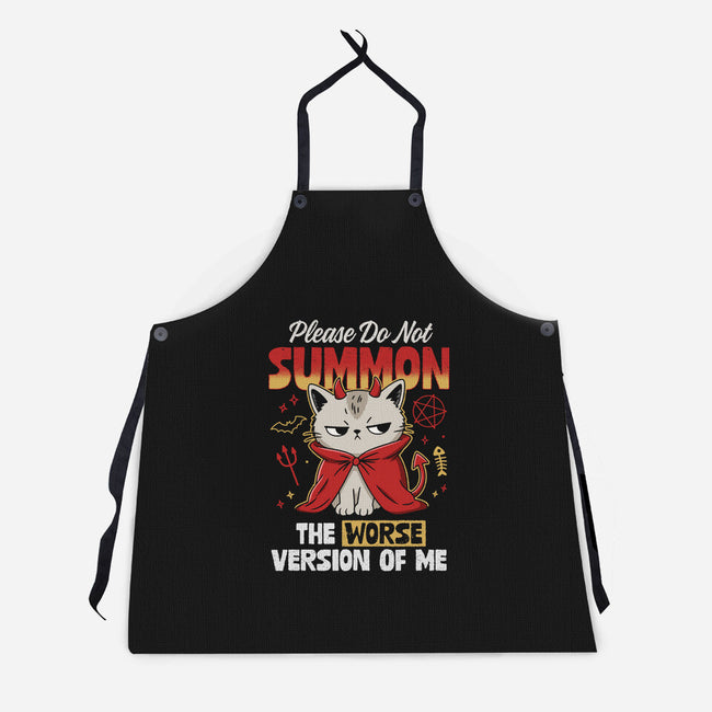 The Worse Version Of Me-Unisex-Kitchen-Apron-Popnotic