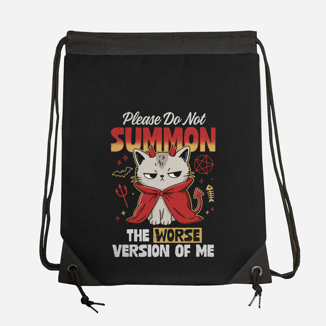 The Worse Version Of Me-None-Drawstring-Bag-Popnotic