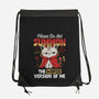 The Worse Version Of Me-None-Drawstring-Bag-Popnotic