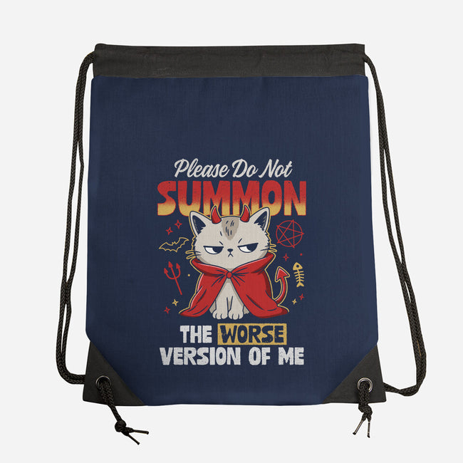 The Worse Version Of Me-None-Drawstring-Bag-Popnotic