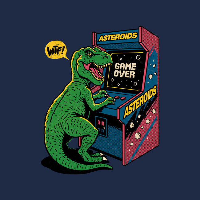 Game Over Dino-None-Drawstring-Bag-Popnotic