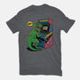 Game Over Dino-Mens-Heavyweight-Tee-Popnotic