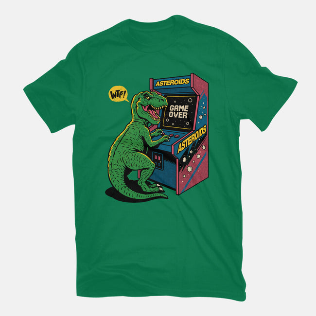 Game Over Dino-Mens-Premium-Tee-Popnotic