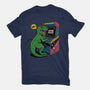 Game Over Dino-Mens-Heavyweight-Tee-Popnotic